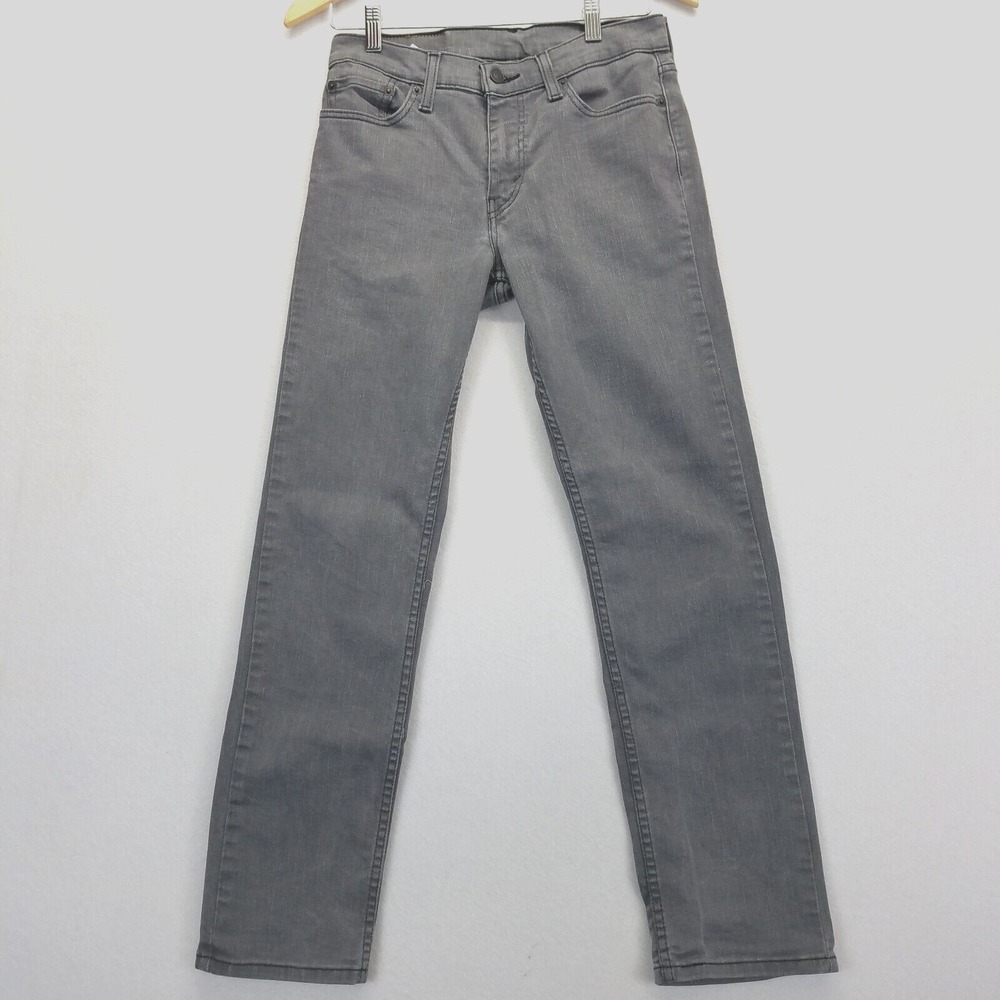 Levi's 511 Chino Pants Men's Size 29 x 28.5 Gray Slim Fit Straight Stretch